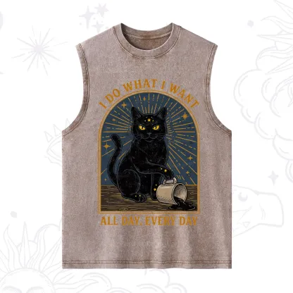 Purplehecate I Do What I What All Day Washed Tank