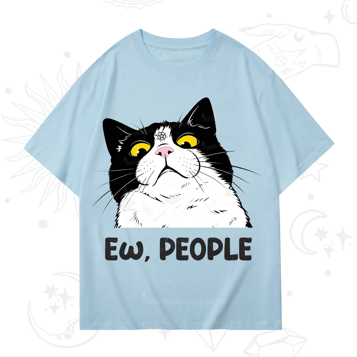 Purplehecate Ew People Cat T-Shirt