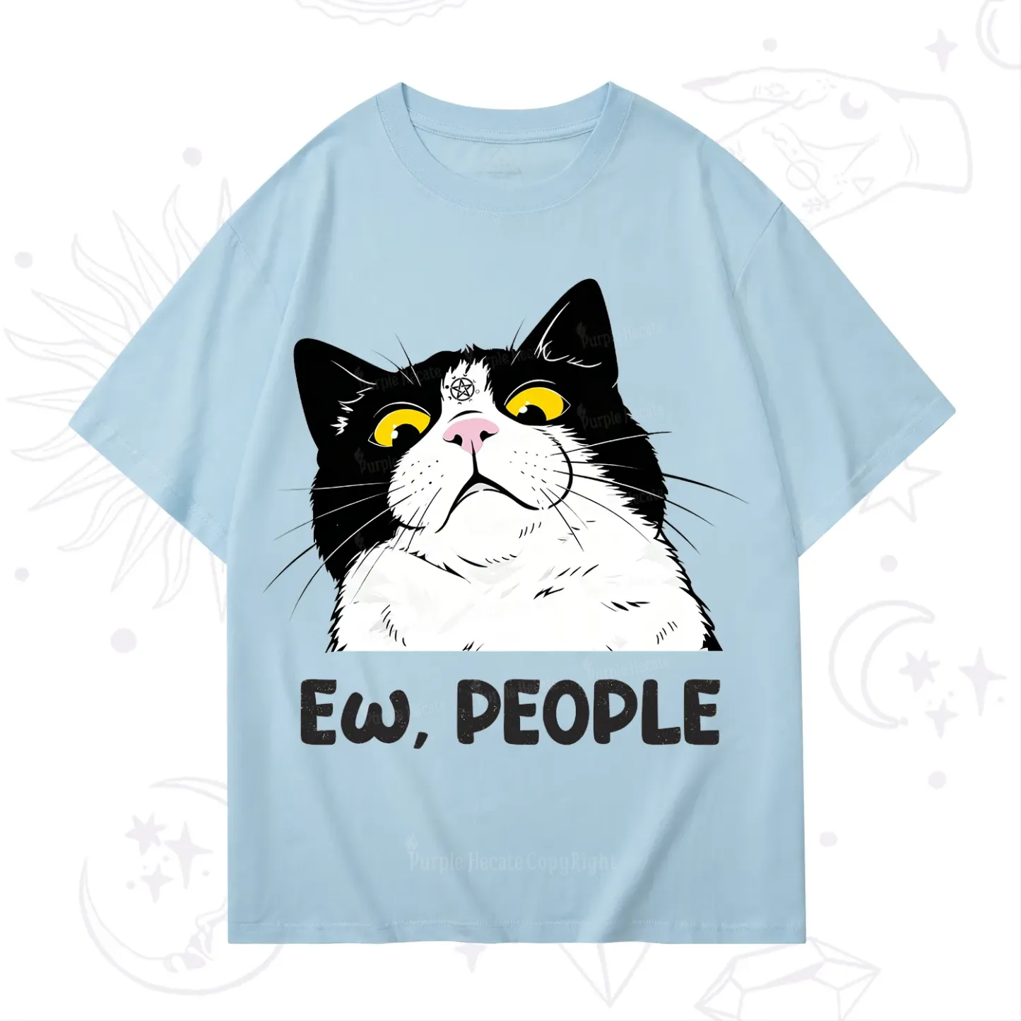 Purplehecate Ew People Cat T-Shirt