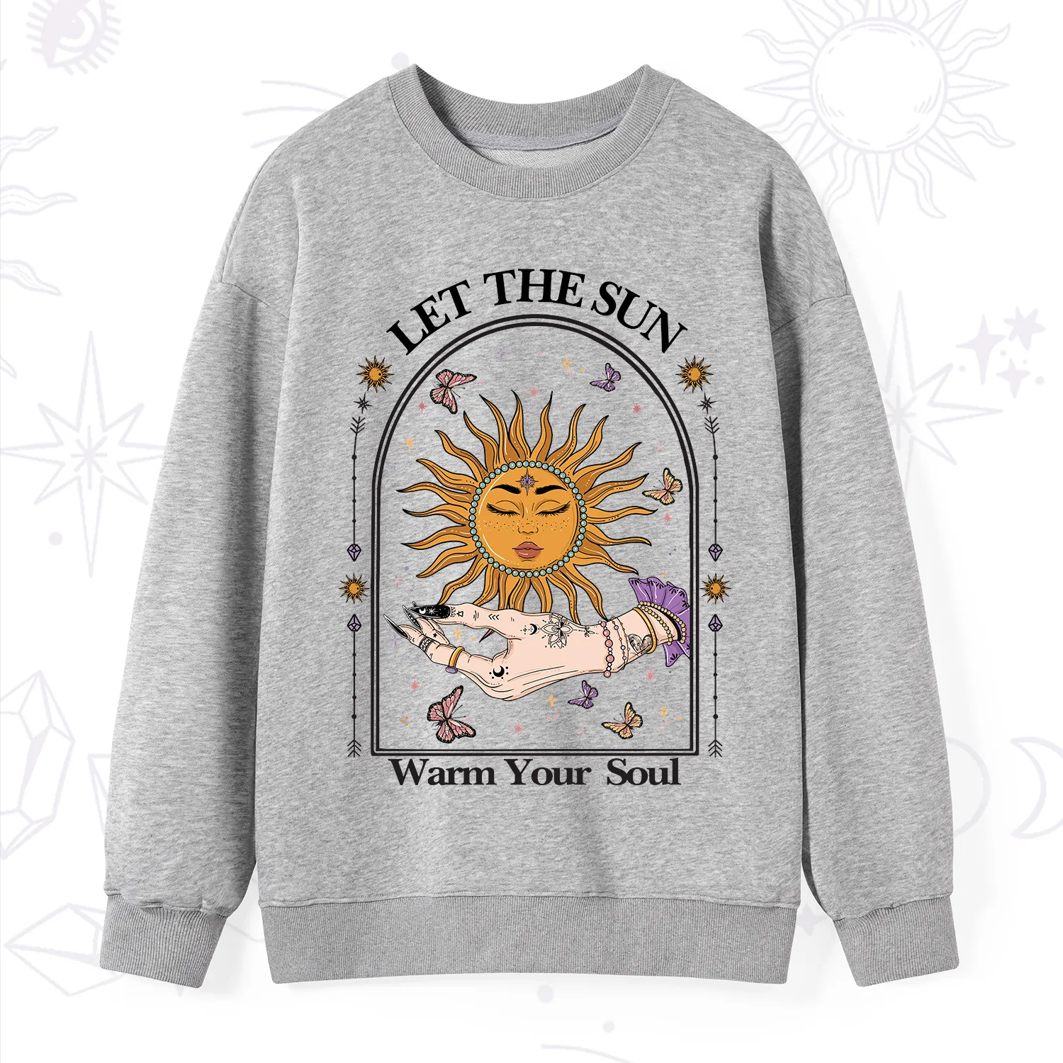 Purplehecate Let The Sun Warm Your Soul Sweatshirt