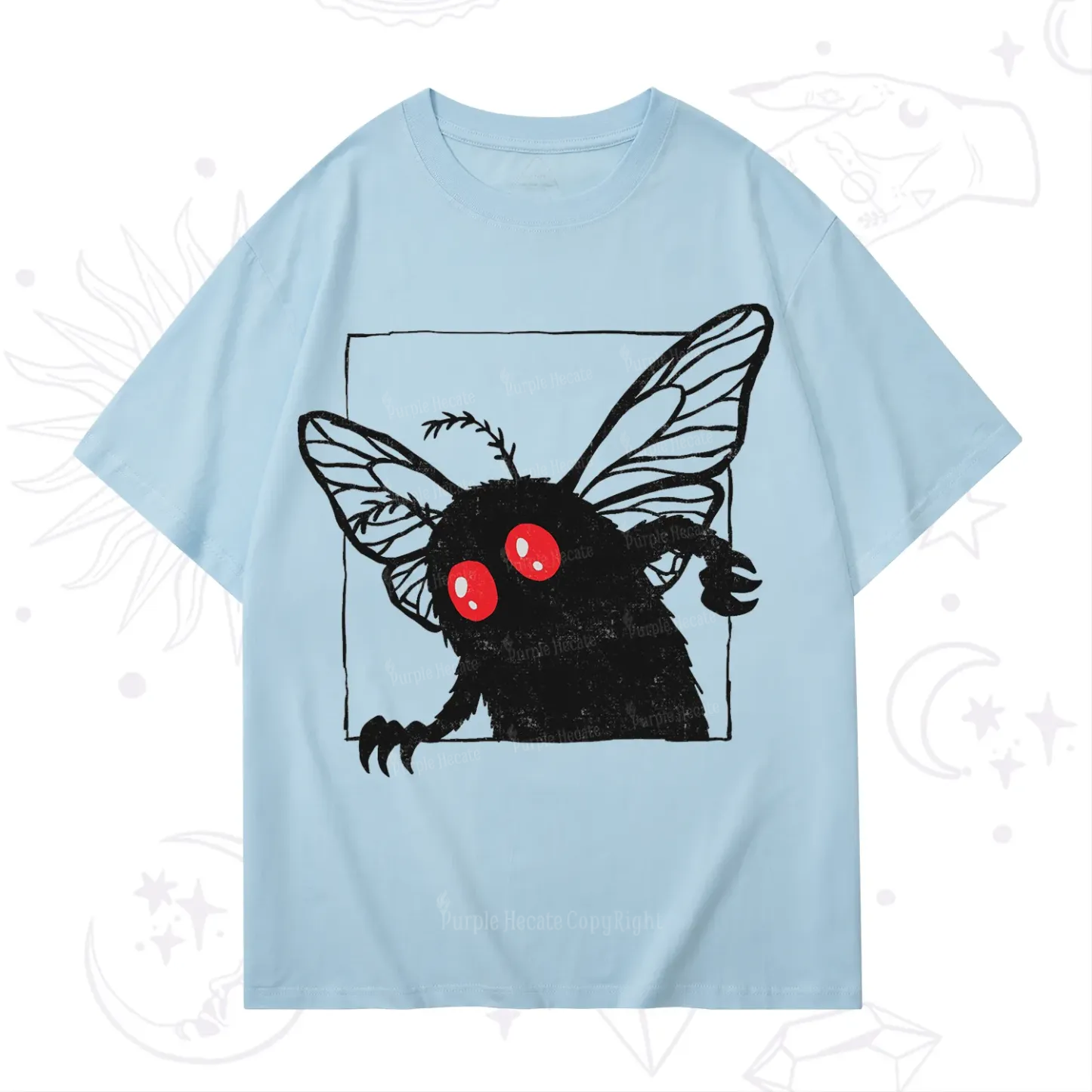Purplehecate The Curious Mothman T-Shirt