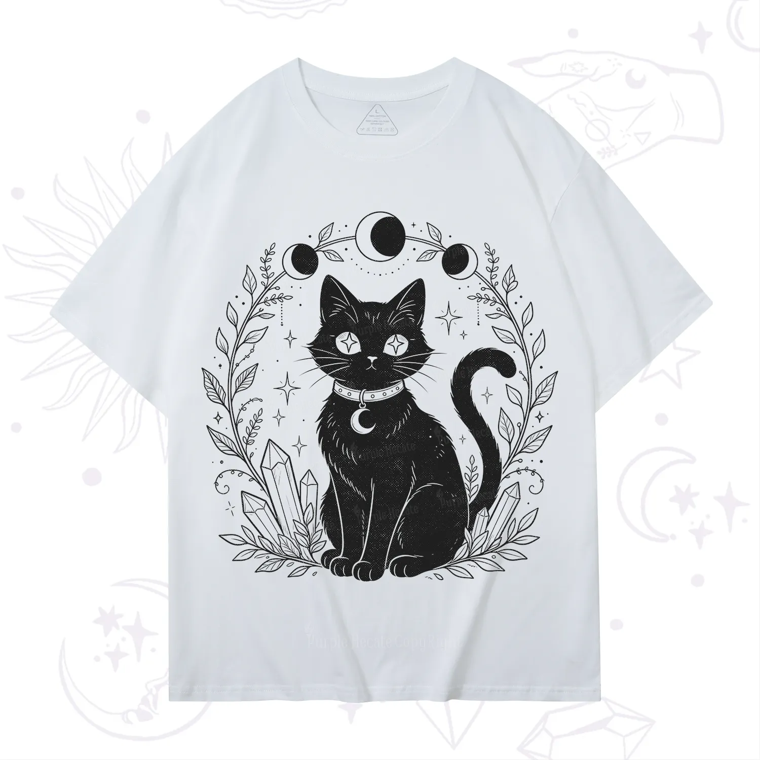 Purplehecate Mystical Cat T-Shirt