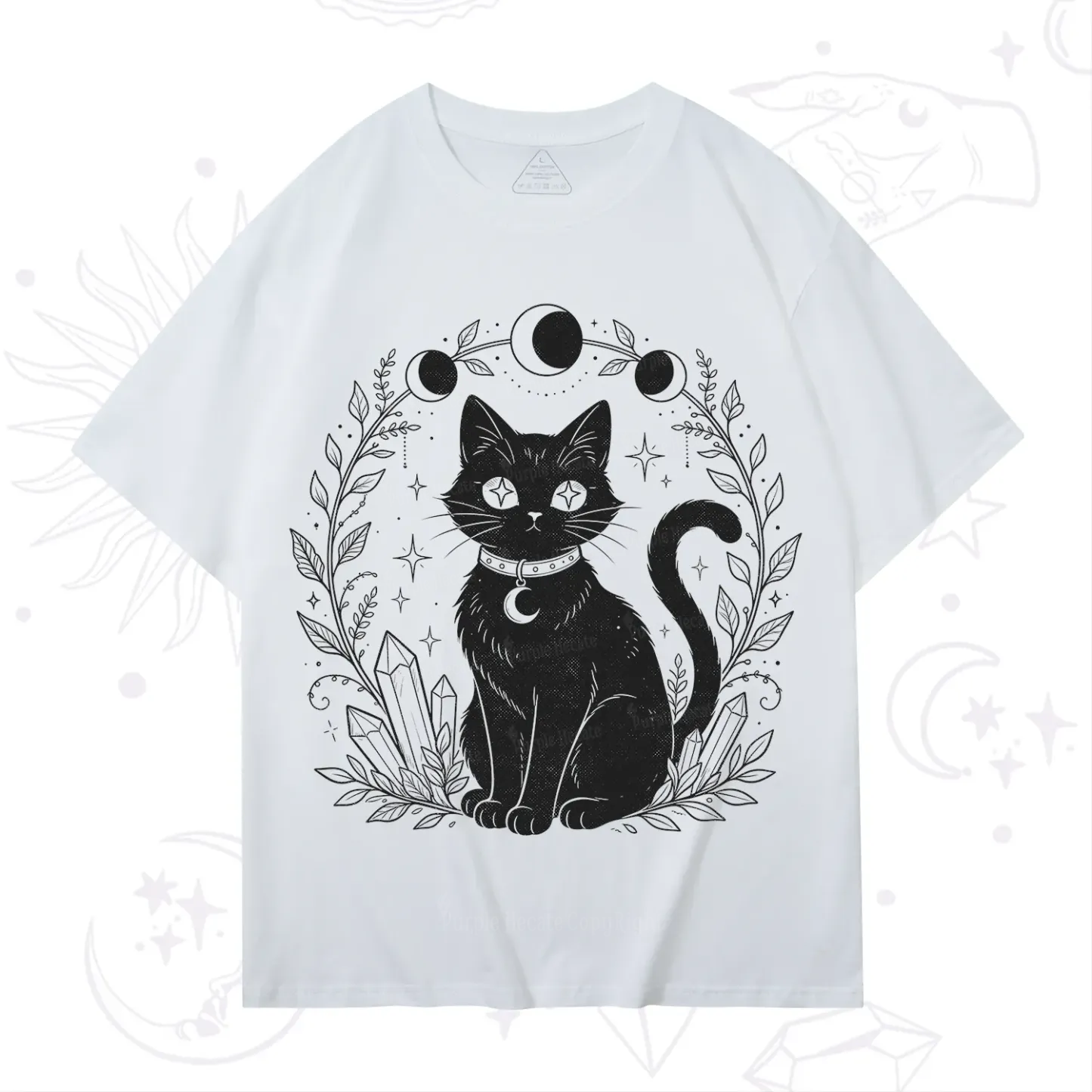 Purplehecate Mystical Cat T-Shirt