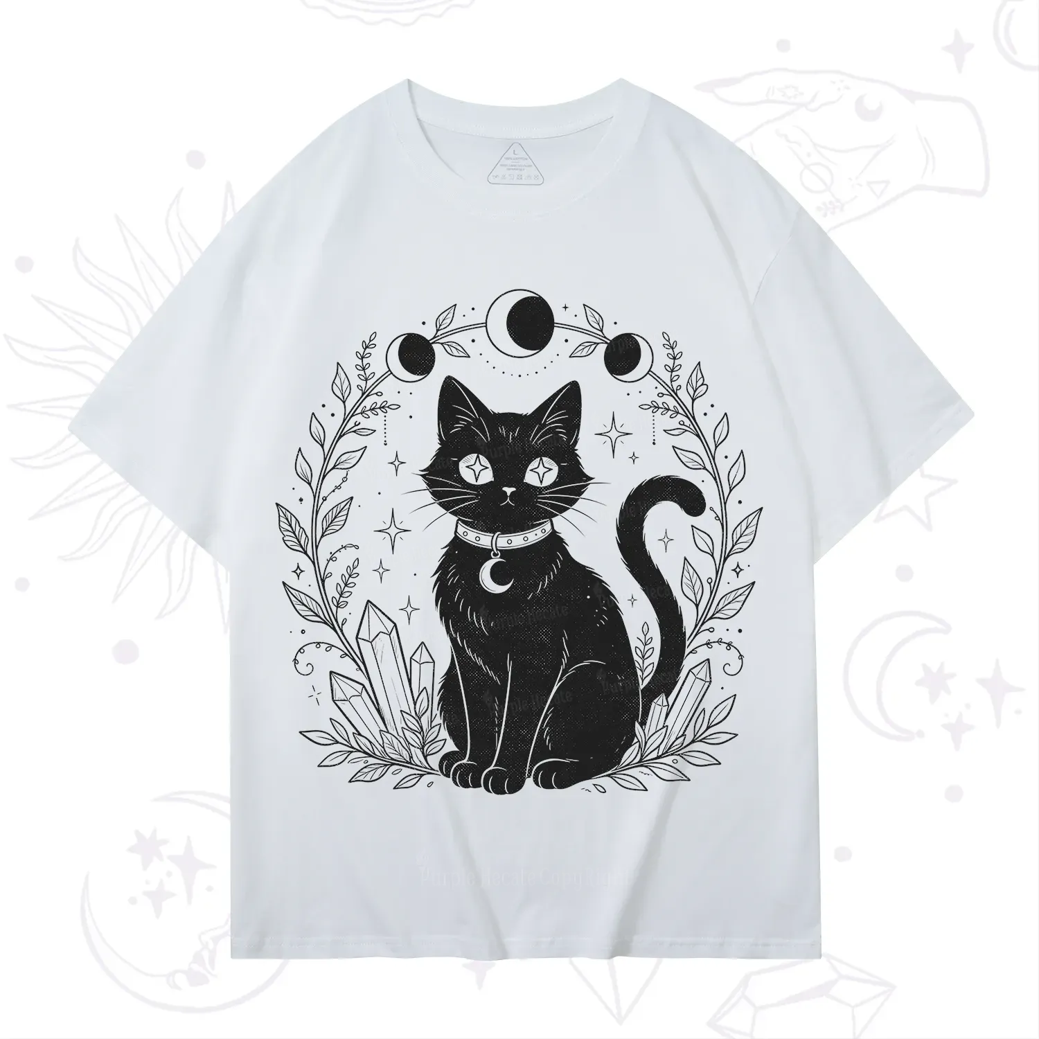 Purplehecate Mystical Cat T-Shirt