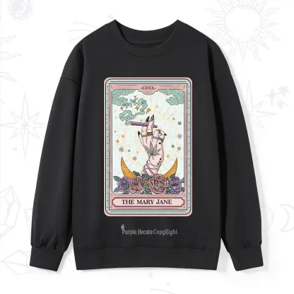 Purplehecate The Mary Jane Tarot Sweatshirt