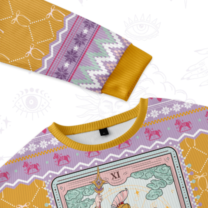 Purplehecate The Audacity Tarot Card Ugly Christmas Sweatshirts