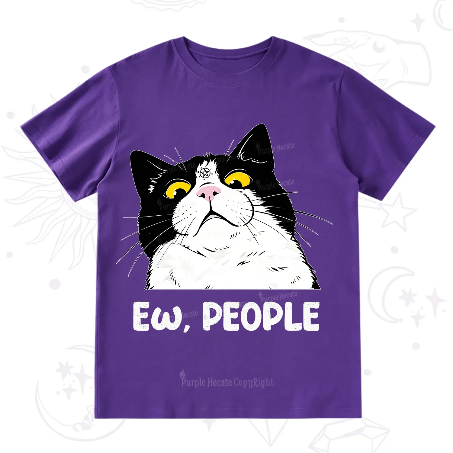 Purplehecate Ew People Cat T-Shirt