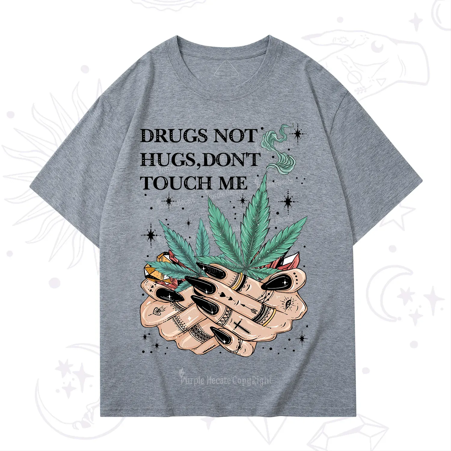 Purplehecate Drugs Not Hugs T-Shirt