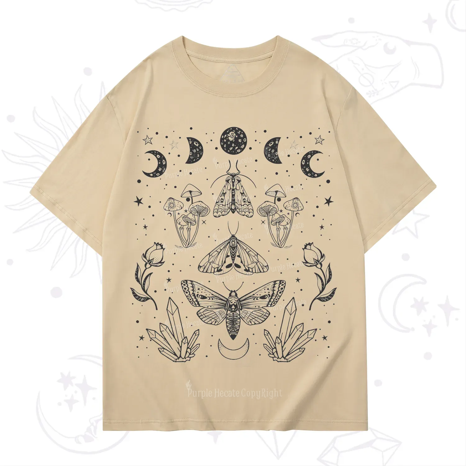 Purplehecate Mystical Moth T-Shirt