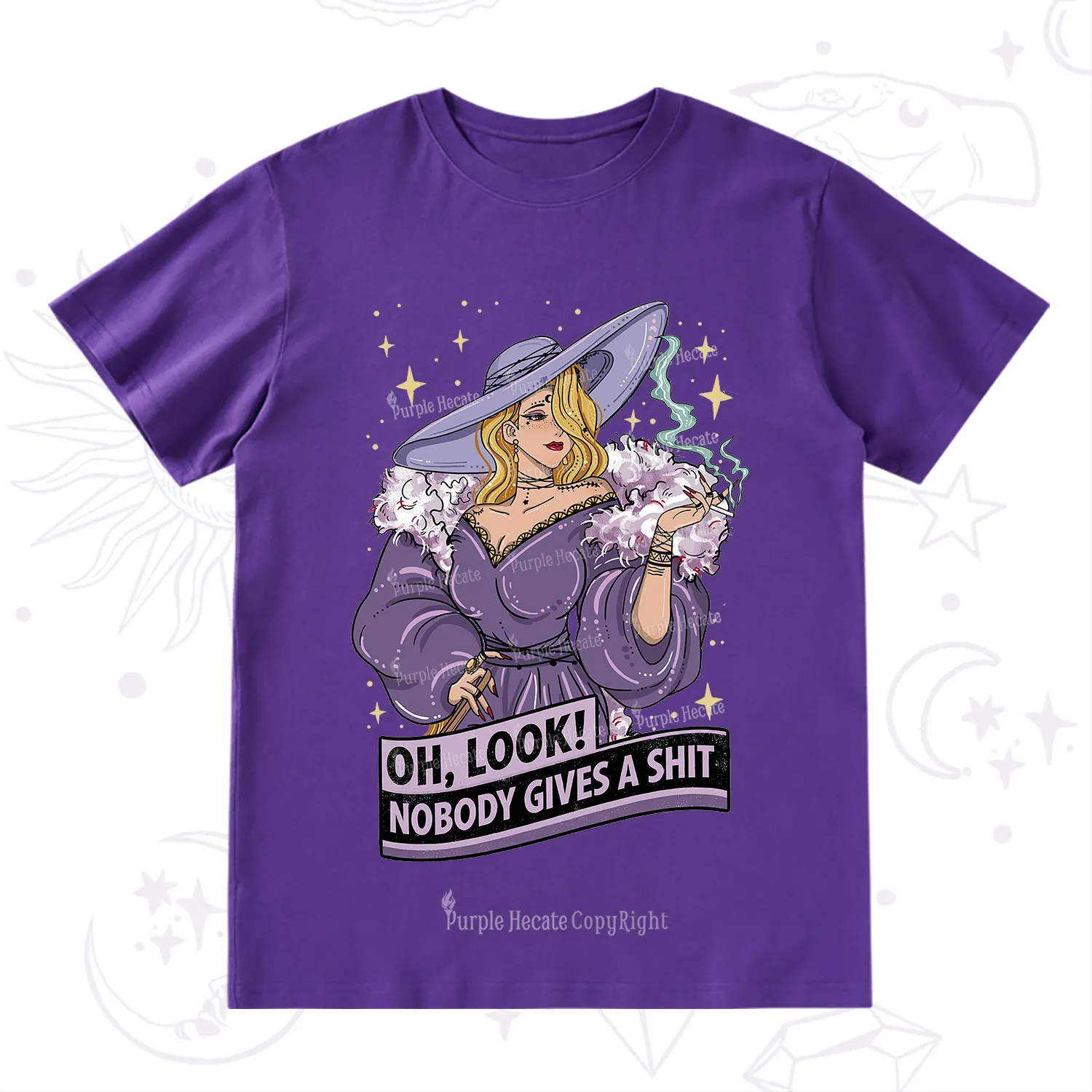 Purplehecate Oh Look Nobody Gives A Shit T-Shirt