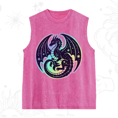 Purplehecate Cosmic Dragon Washed Tank