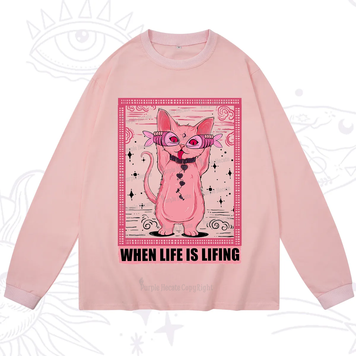 Purplehecate The Toasted Hermit Tarot Long Sleeve T-Shirt