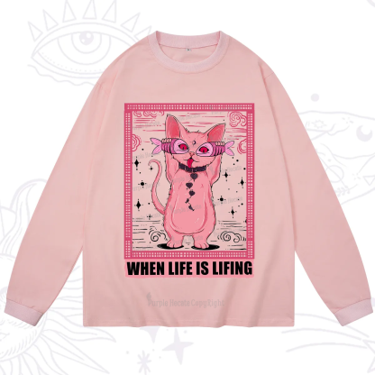 Purplehecate The Toasted Hermit Tarot Long Sleeve T-Shirt