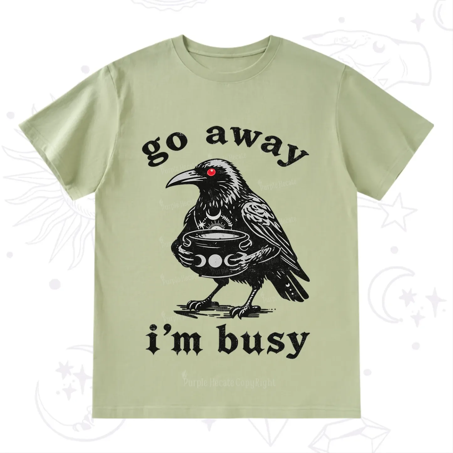 Purplehecate Go Away I'm Busy T-Shirt