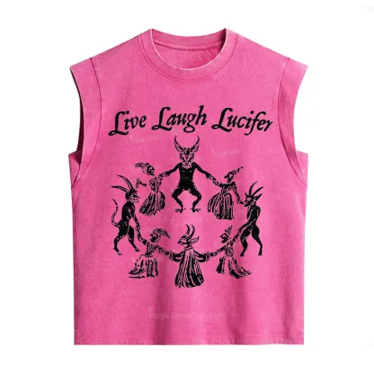 Purplehecate Live Laugh Lucifer Vintage Washed Tank