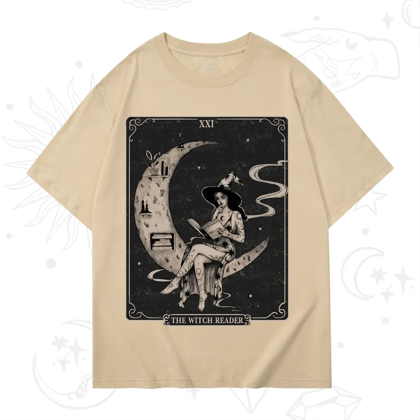 Purplehecate The Witch Reader T-Shirt