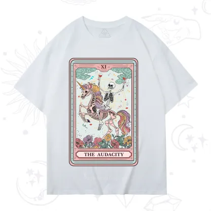 Purplehecate The Funny Skeleton Audacity Tarot T-Shirt
