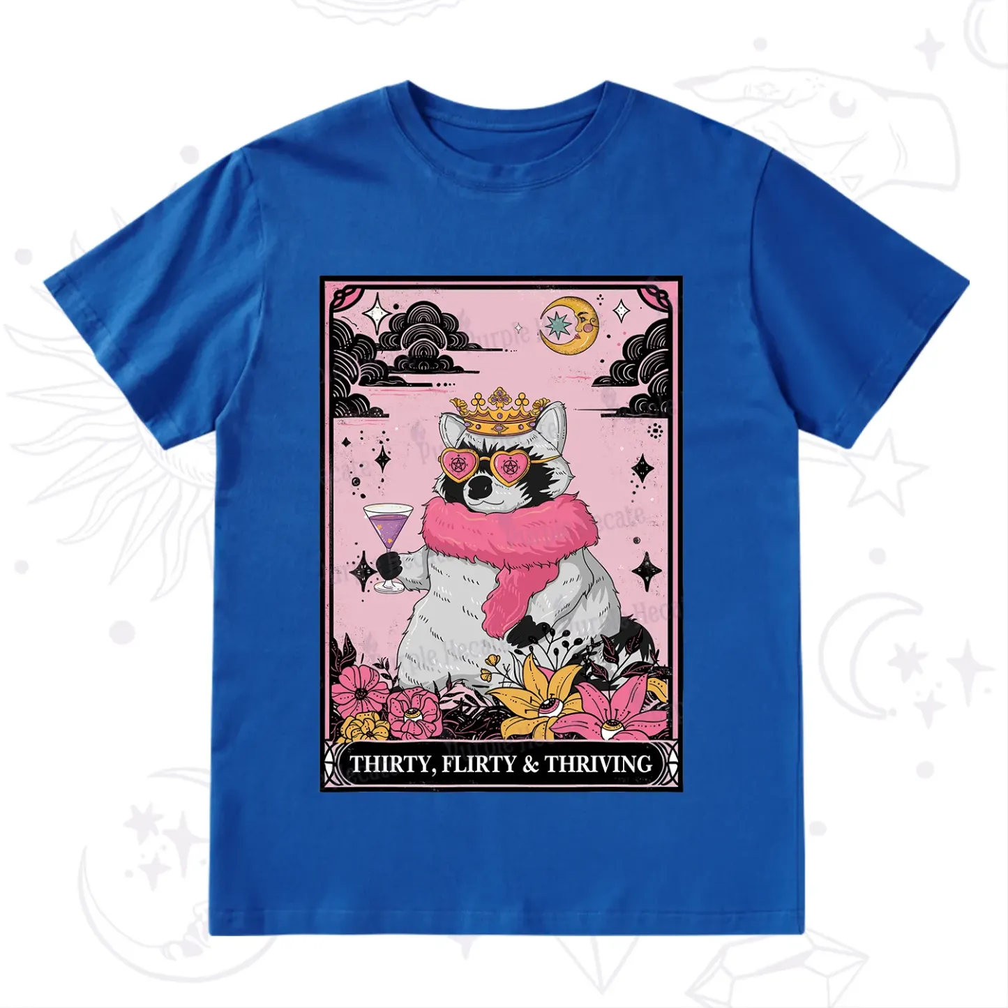 Purplehecate The Thirty Flirty Thriving Oracle Card T-Shirt