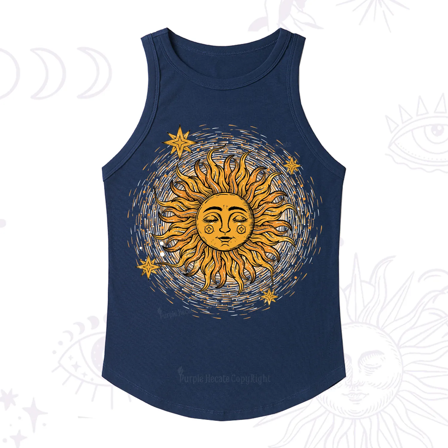 [Copy]Purplehecate Celestial Moon Racerback Tank Top