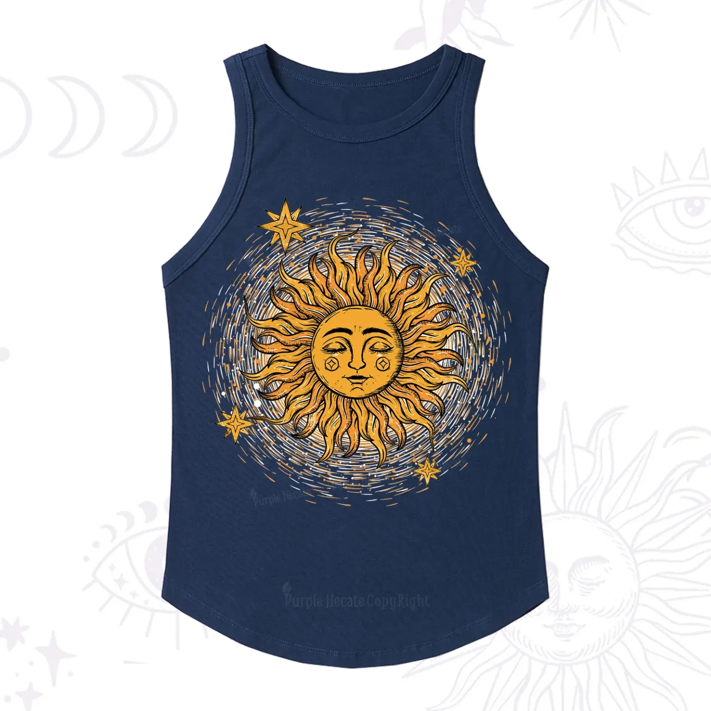 [Copy]Purplehecate Celestial Moon Racerback Tank Top