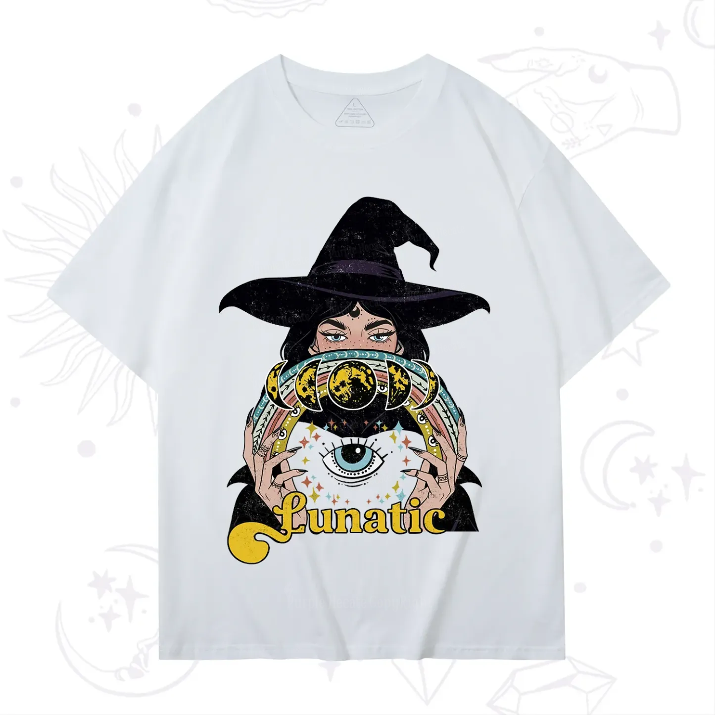 Purplehecate Witch of the Lunatic Moon Phase T-Shirt