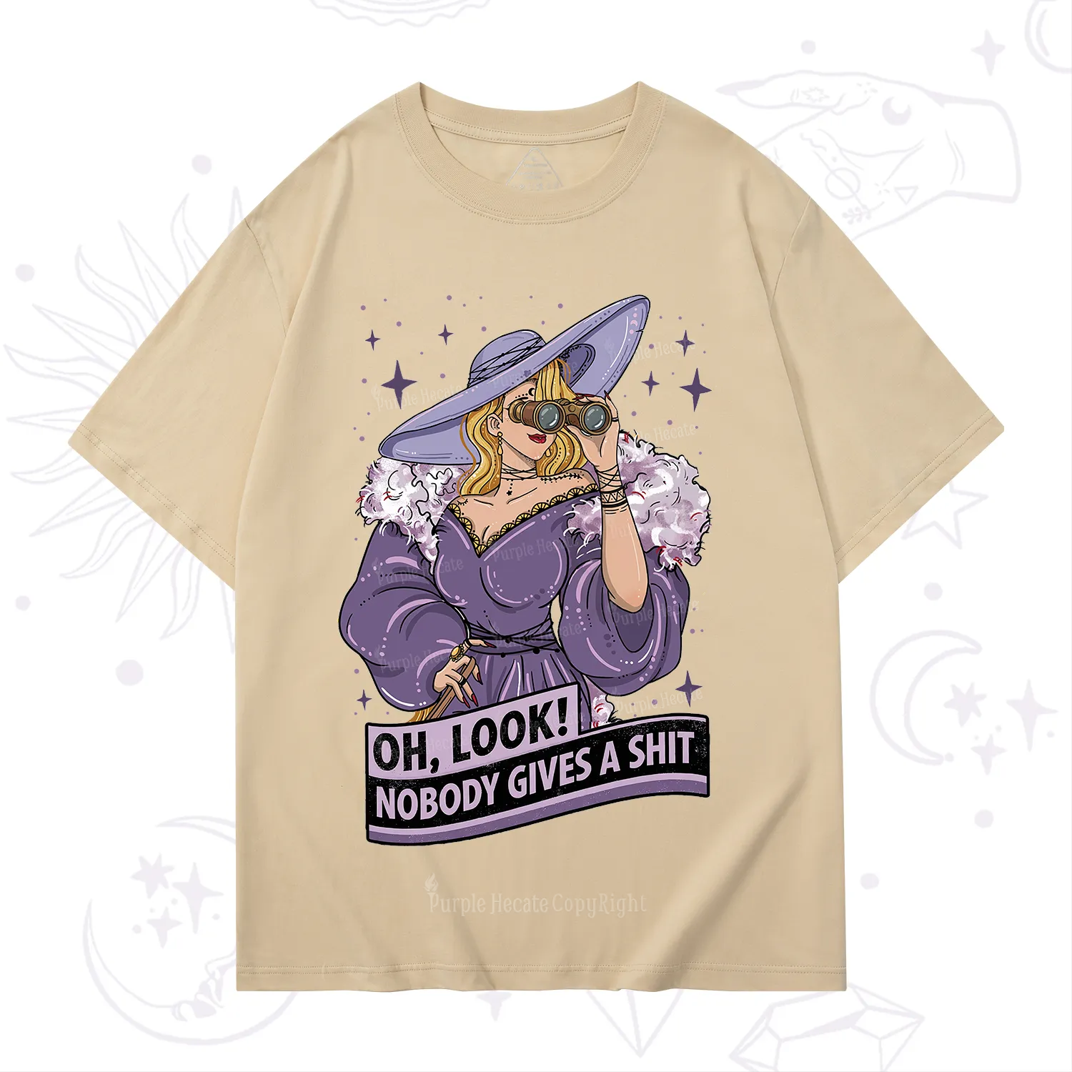 Purplehecate Oh Look Nobody Gives a Shit T-Shirt