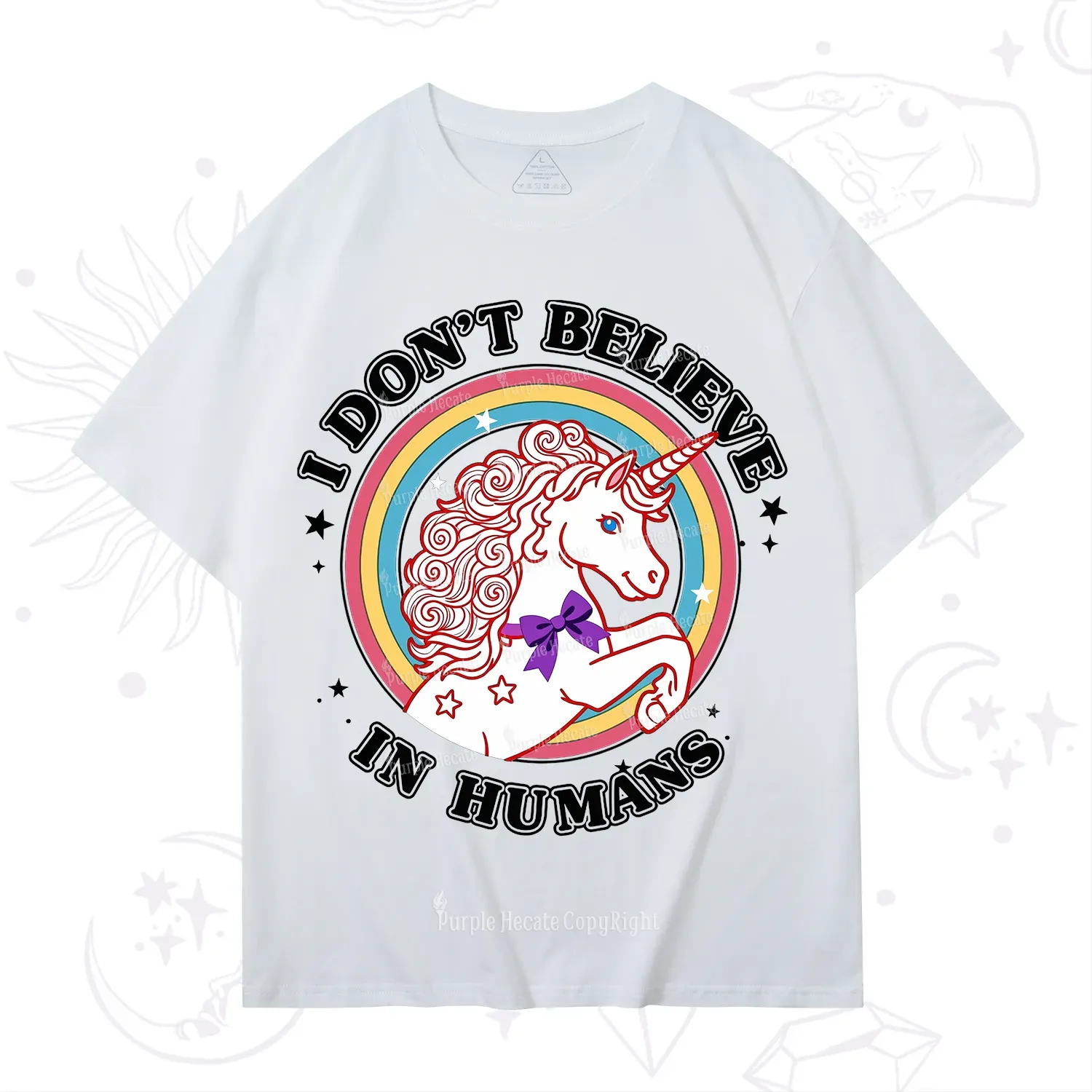 Purplehecate I Don't Believe In Humans T-Shirt