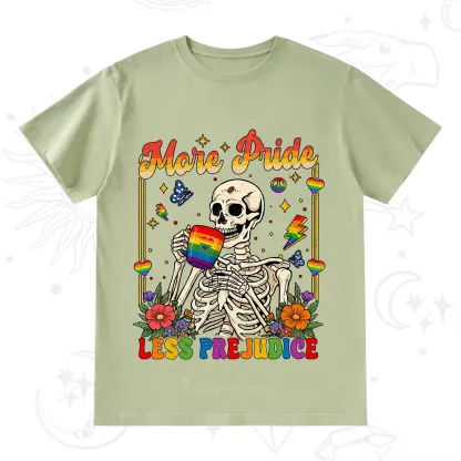 Purplehecate More Pride Less Prejudice Skeleton T-Shirt