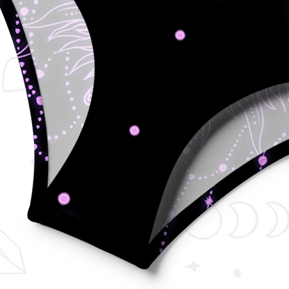 Purplehecate Radiance Of Sun And Moon One-Shoulder One-Piece Swimsuit