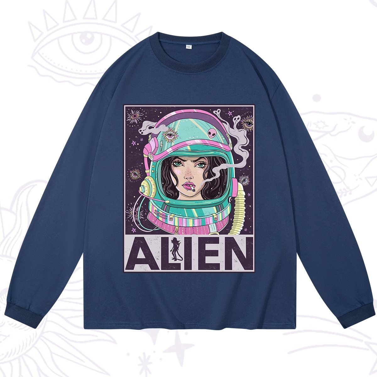 Purplehecate Galactic Encounter Long Sleeve T-Shirt
