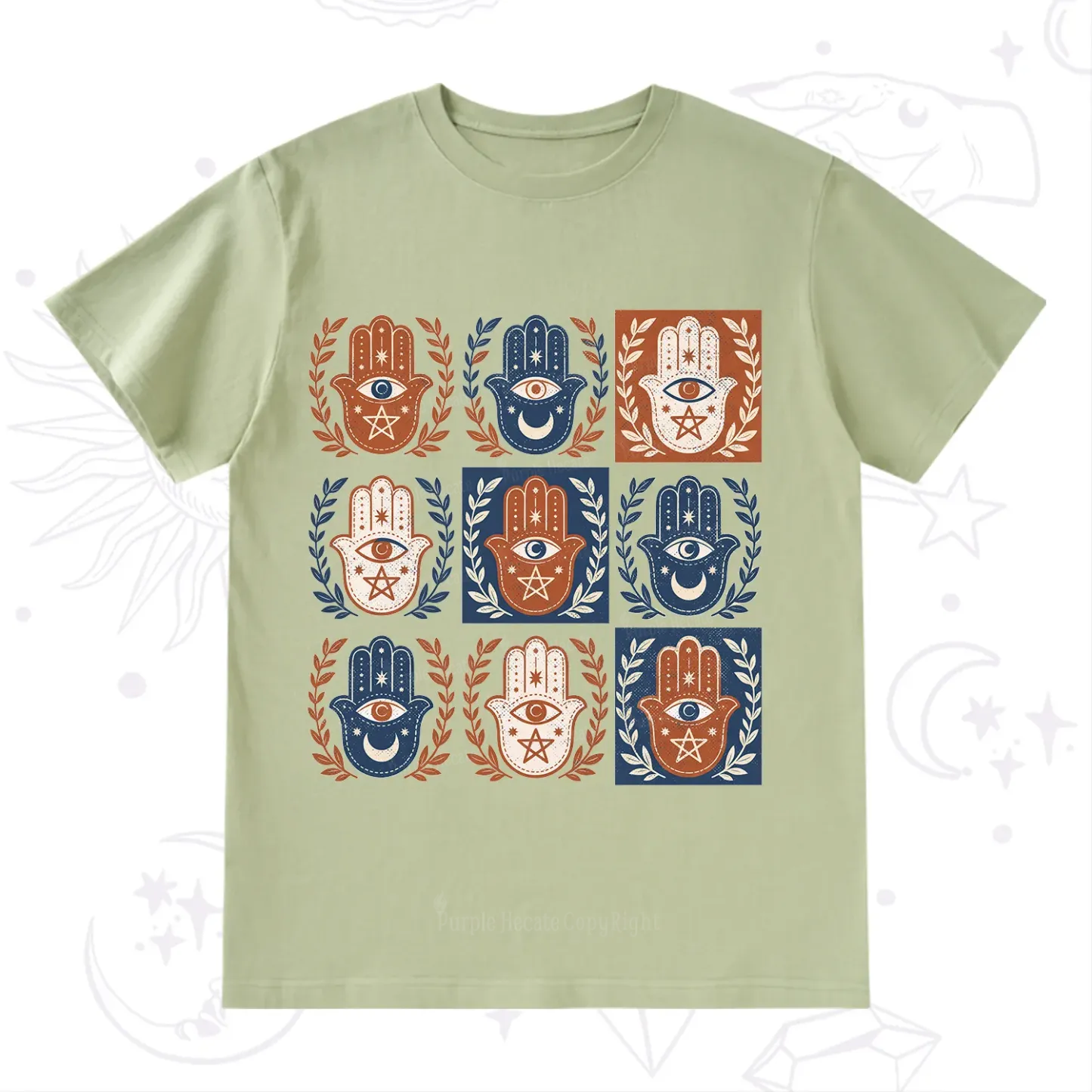 Purplehecate Hamsa Hand T-Shirt