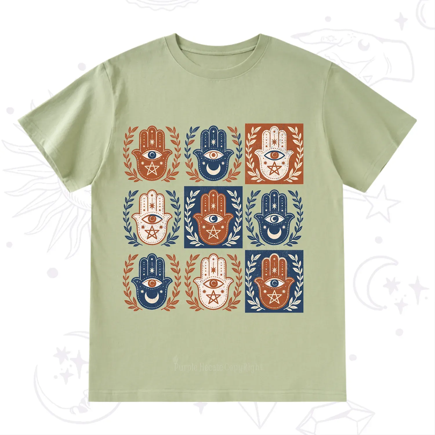 Purplehecate Hamsa Hand T-Shirt