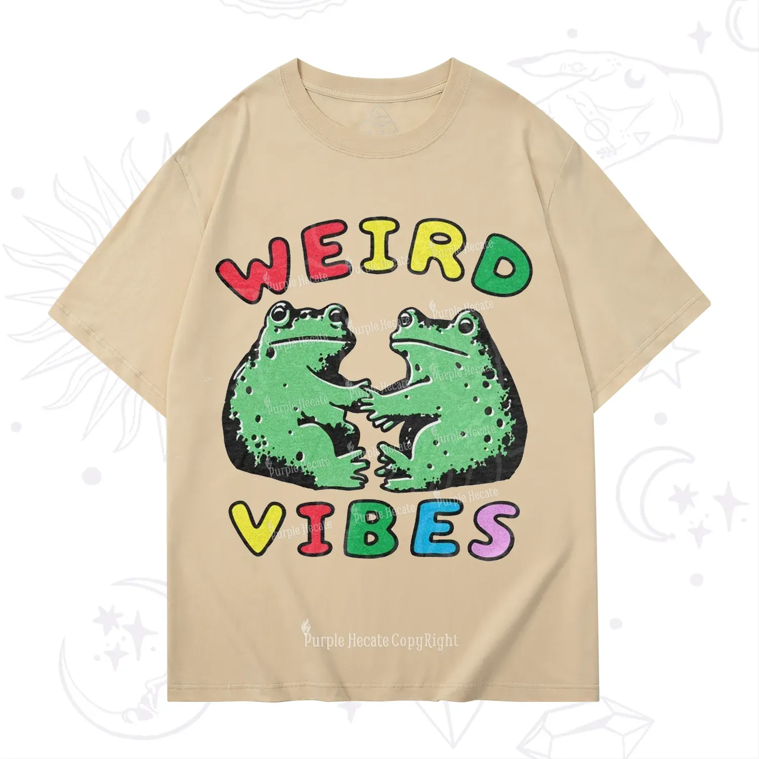 Purplehecate Weird Frog Vibes T-Shirt