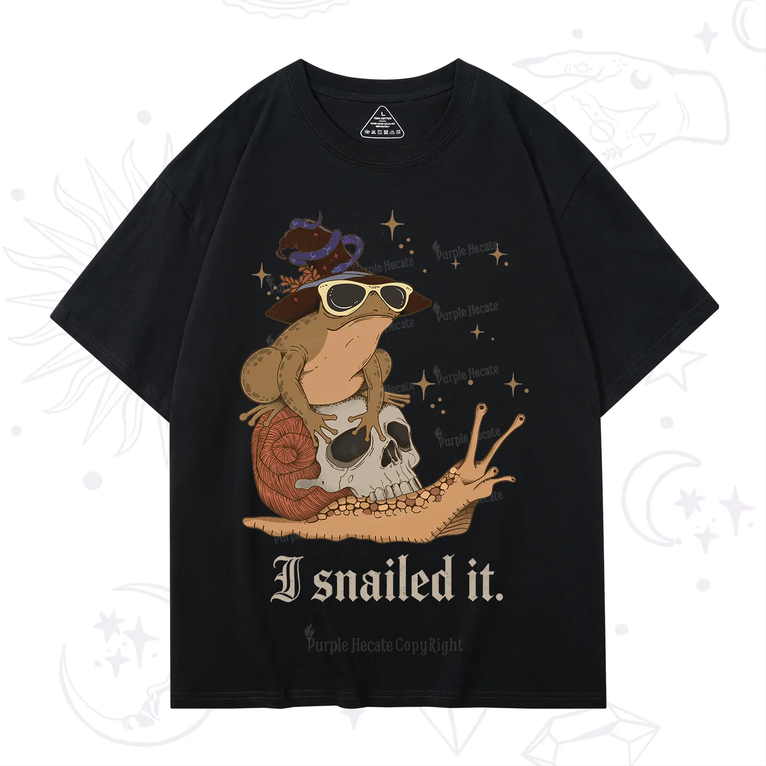Purplehecate I Snailed It T-Shirt