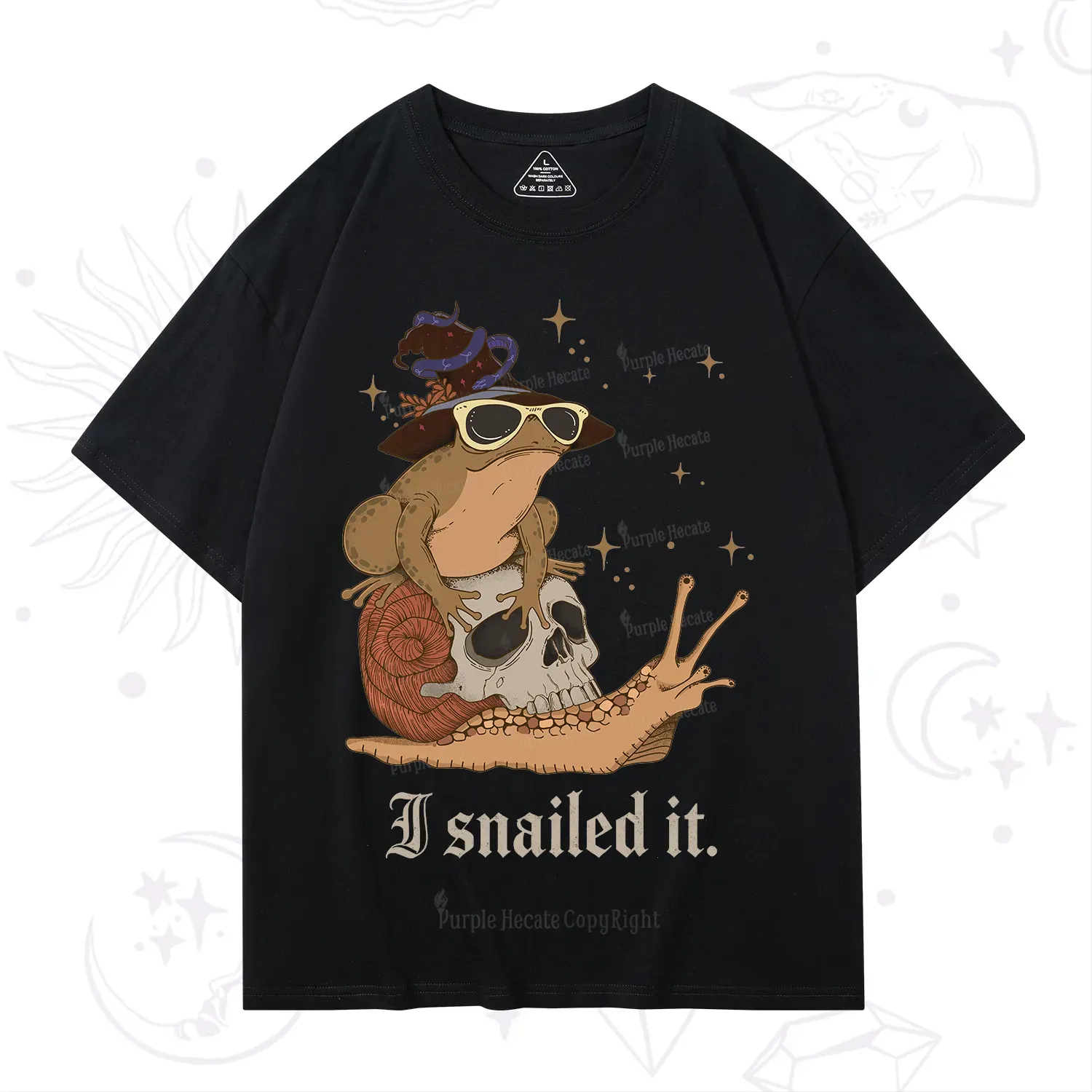 Purplehecate I Snailed It T-Shirt