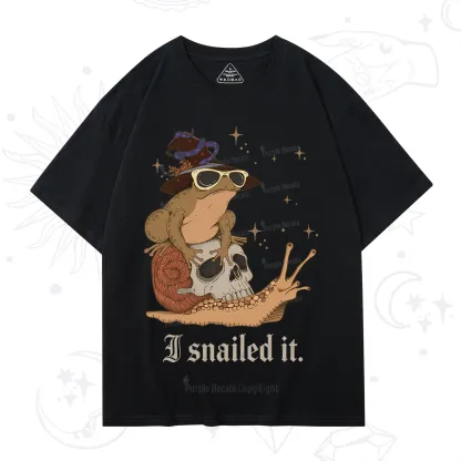 Purplehecate I Snailed It T-Shirt