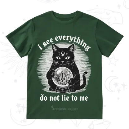 Purplehecate All Seeing Cat T-Shirt