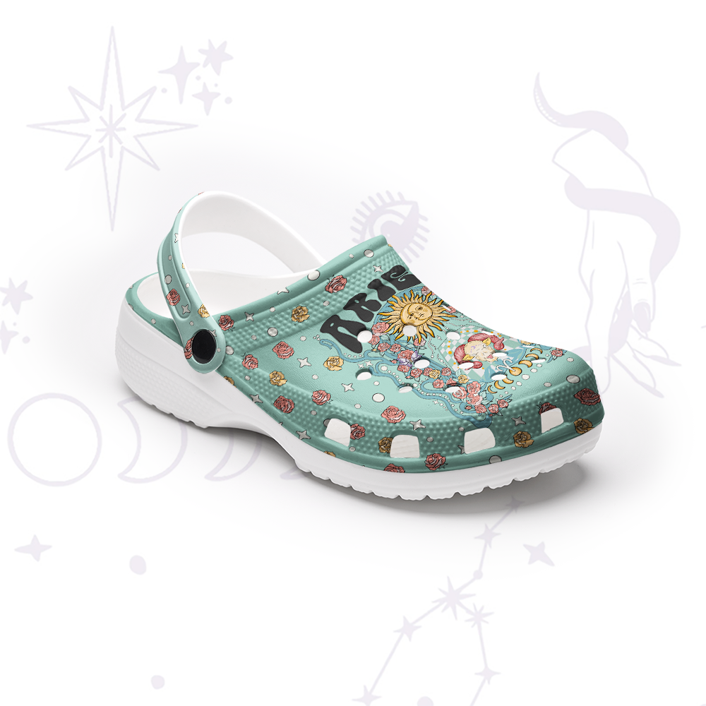 Purplehecate Aries Spirit Zodiac Rubber Clogs