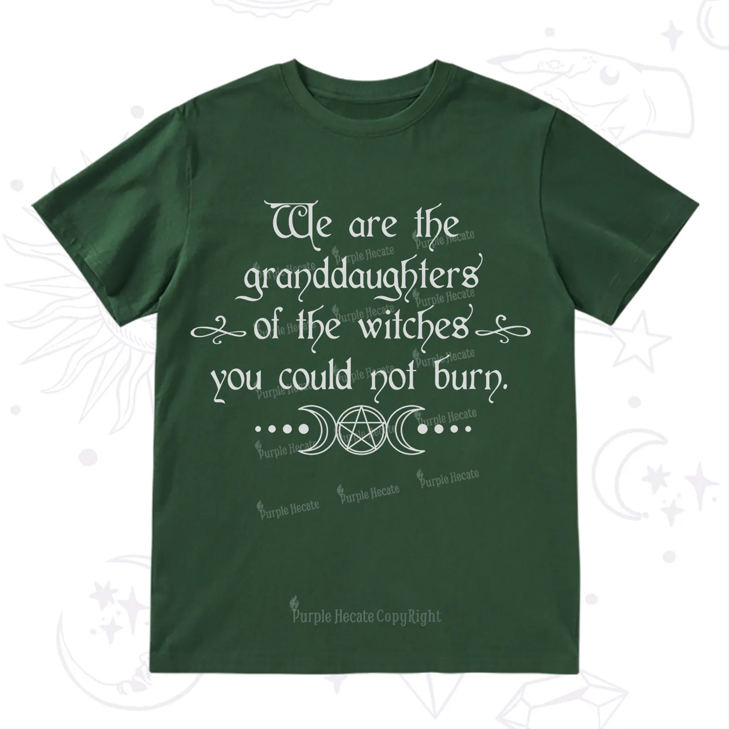 Purplehecate They Didn't Burn Witches They Burned Women T-Shirt