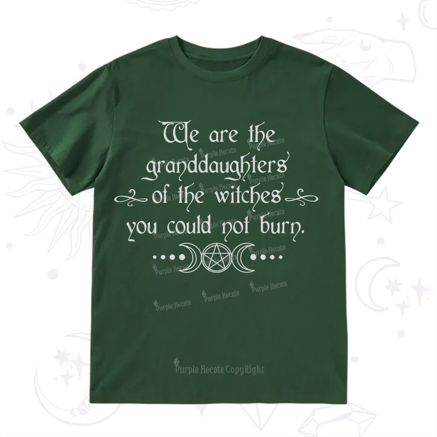 Purplehecate They Didn't Burn Witches They Burned Women T-Shirt