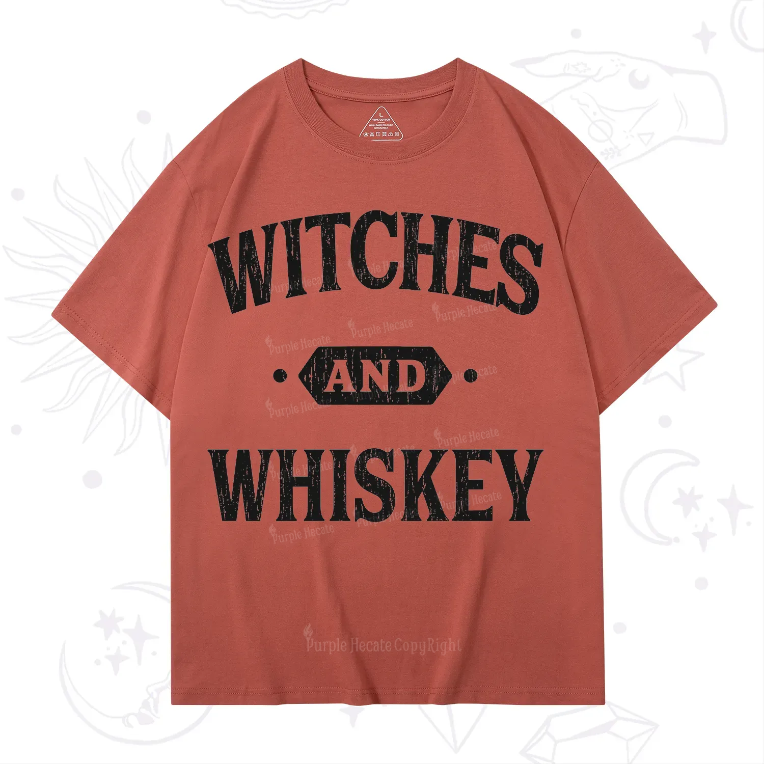 Purplehecate Witches and Whiskey T-Shirt
