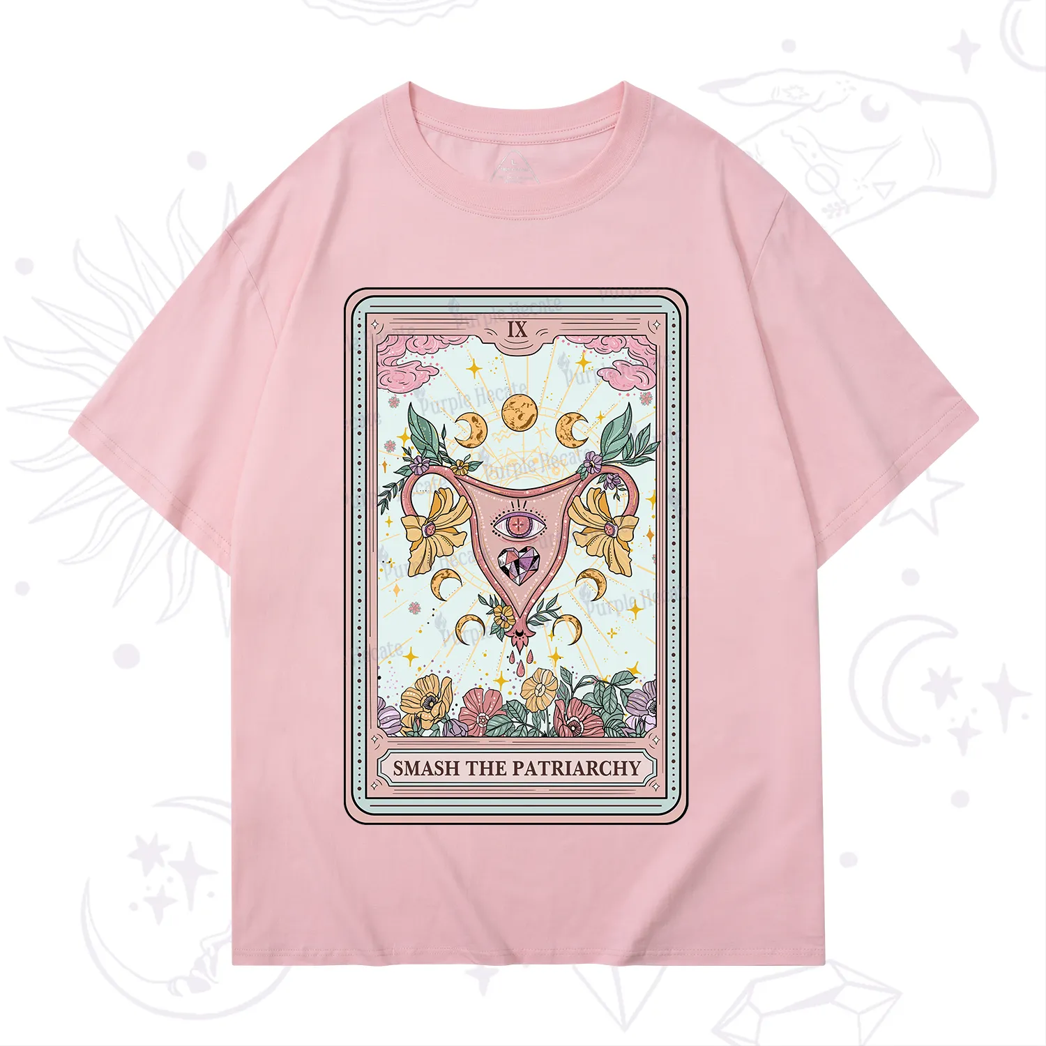Purplehecate The Smash the Patriarchy Tarot T-Shirt