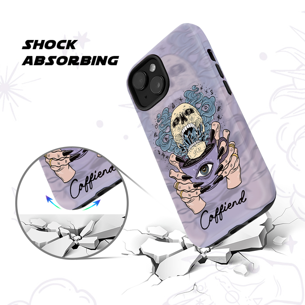 Purplehecate Caffiend Collage Phone Case