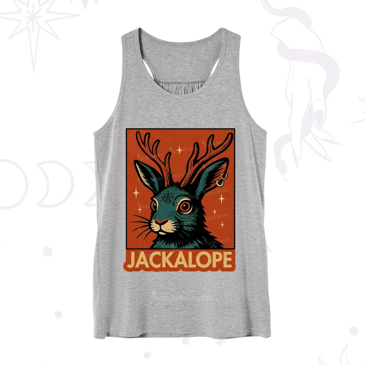 Purplehecate Funny Jackalope Tank