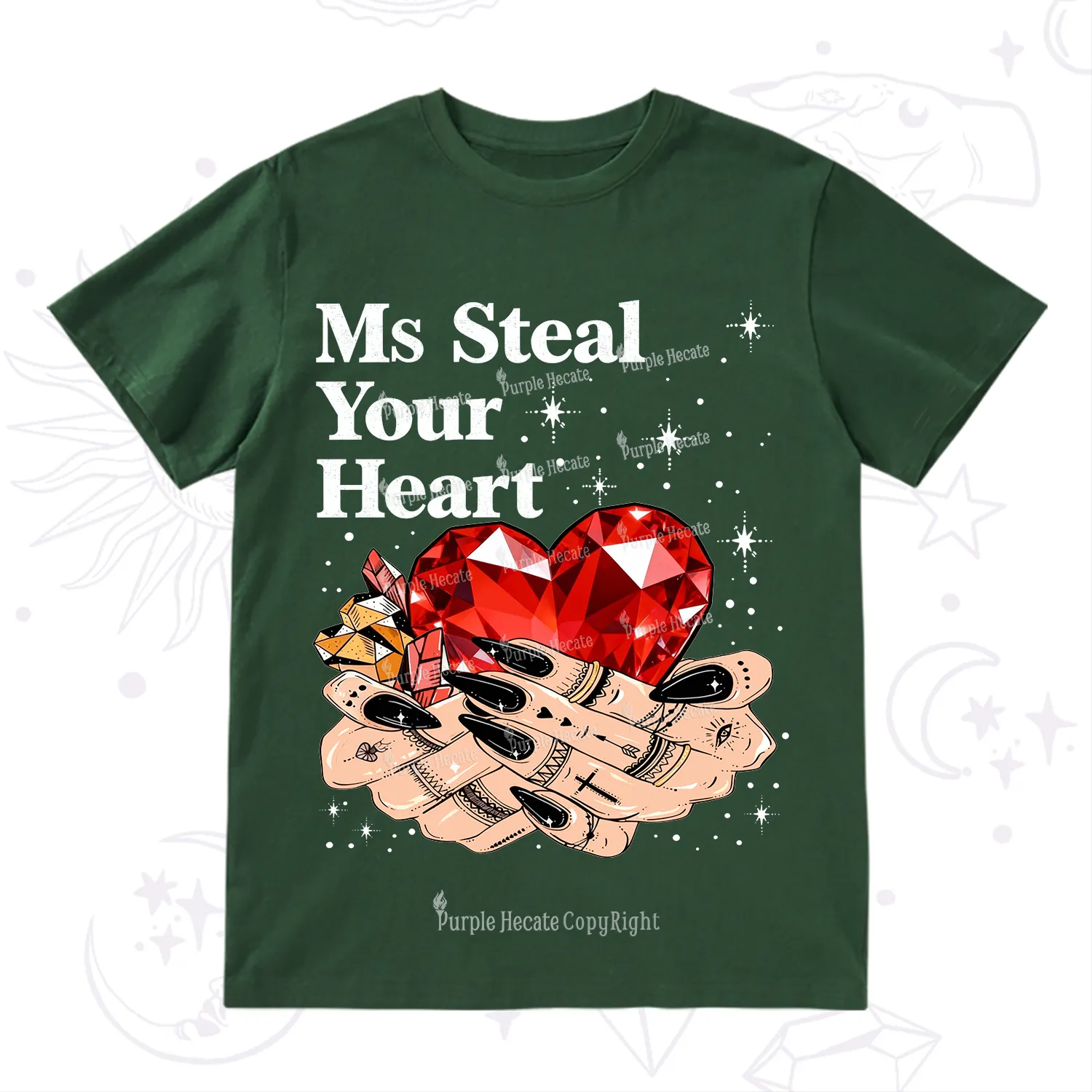 Purplehecate Ms Steal Your Heart Valentine T-Shirt