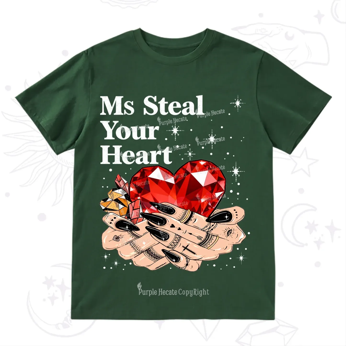 Purplehecate Ms Steal Your Heart Valentine T-Shirt