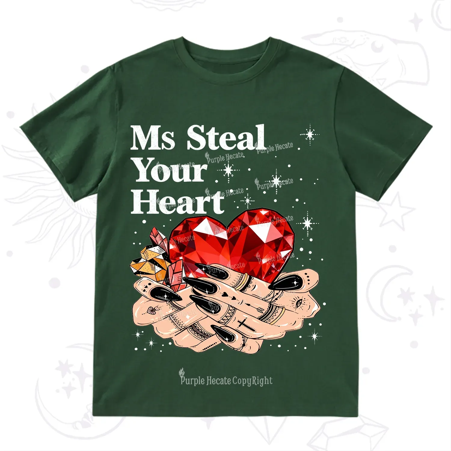 Purplehecate Ms Steal Your Heart Valentine T-Shirt