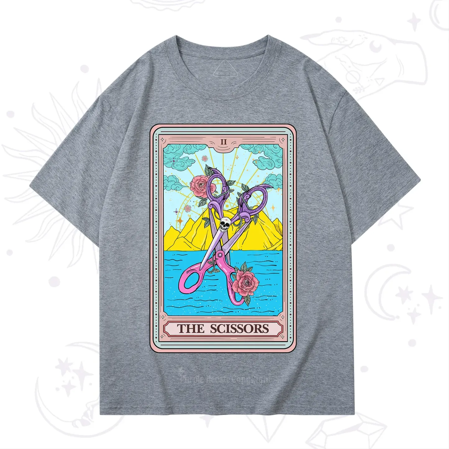 Purplehecate The Scissor Tarot Pride T-Shirt