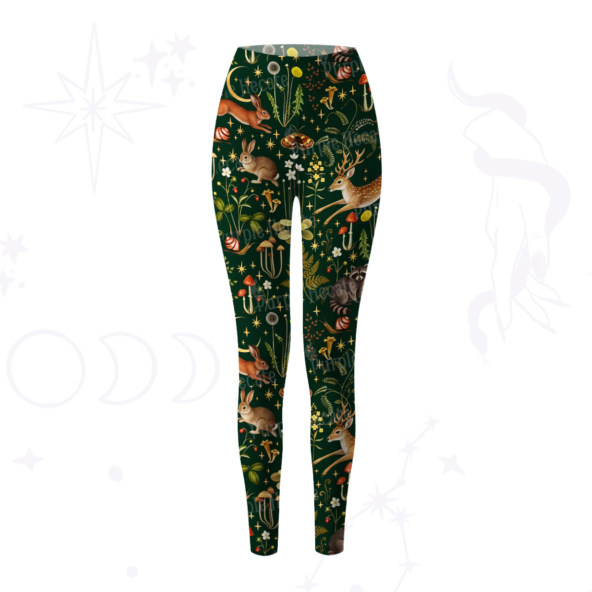 Purplehecate Enchanted Forest Animals Yoga Pants