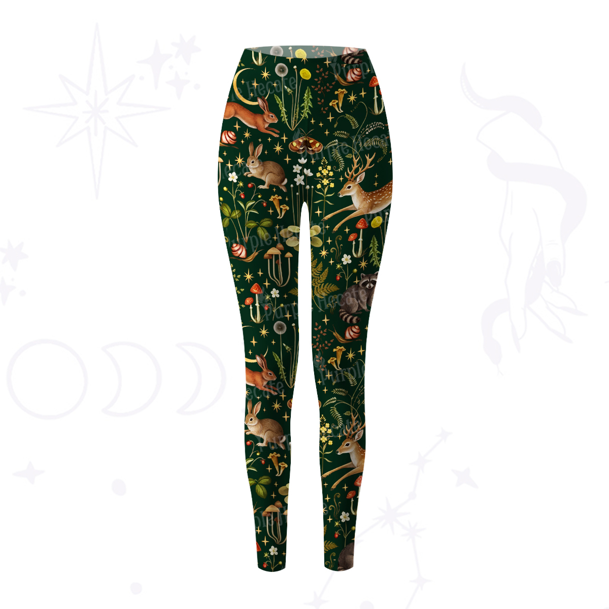 Purplehecate Enchanted Forest Animals Yoga Pants